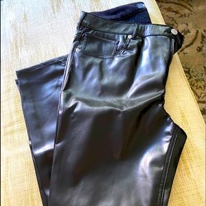 Faux leather Express pants